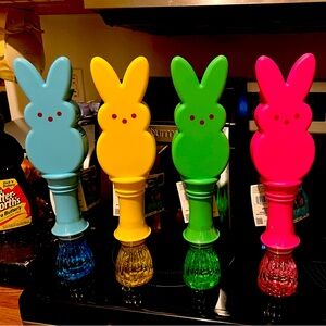 NEW Peeps Bubble Wands Light Up Set of 4